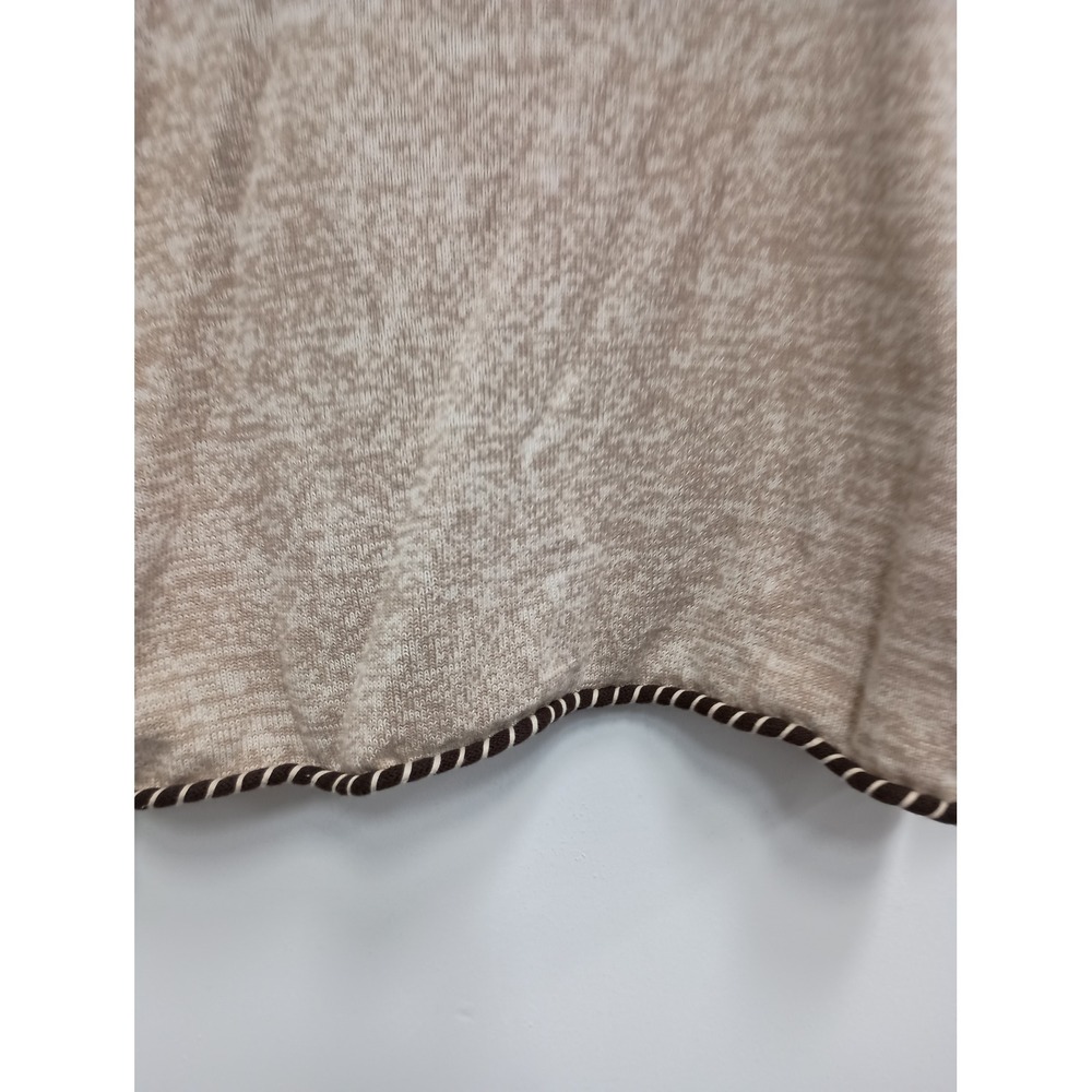 90s VTG CJ Banks Sweater Womens 1X Tan Rooster Hand Embroidered Farmcore Cotton - Picture 11 of 11